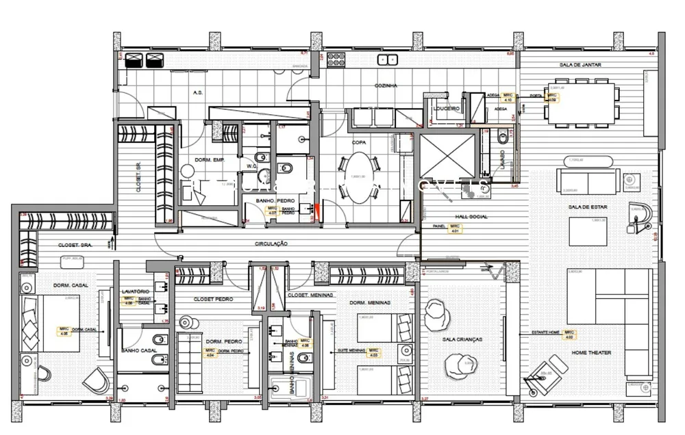 Apartamento, 3 quartos, 262 m² - Foto 12