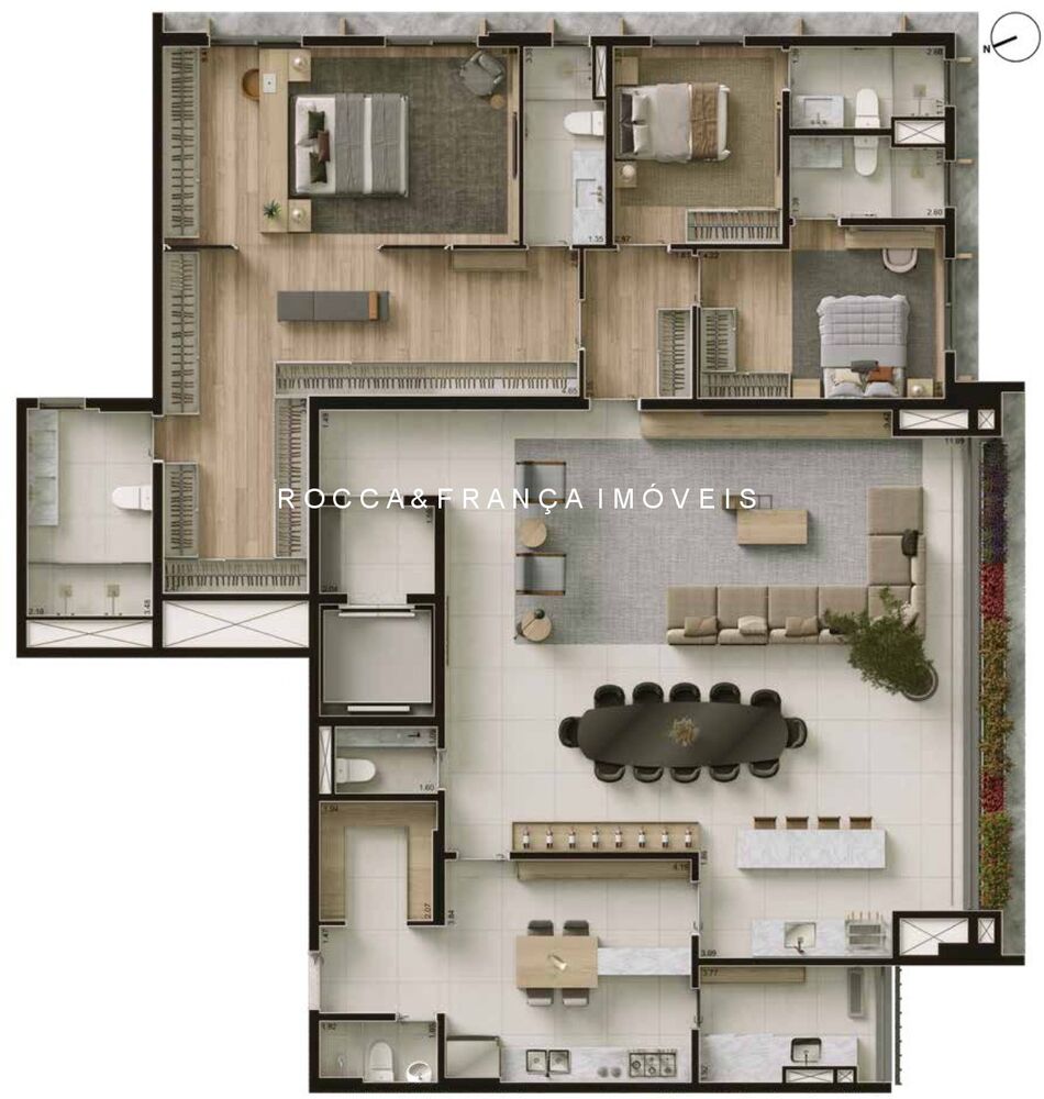 Apartamento, 3 quartos, 237 m² - Foto 6