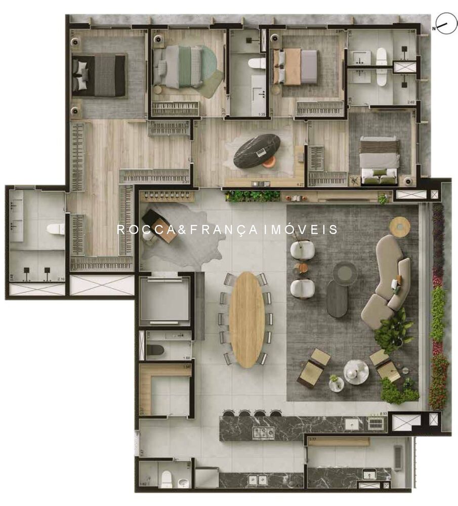 Apartamento, 3 quartos, 237 m² - Foto 19