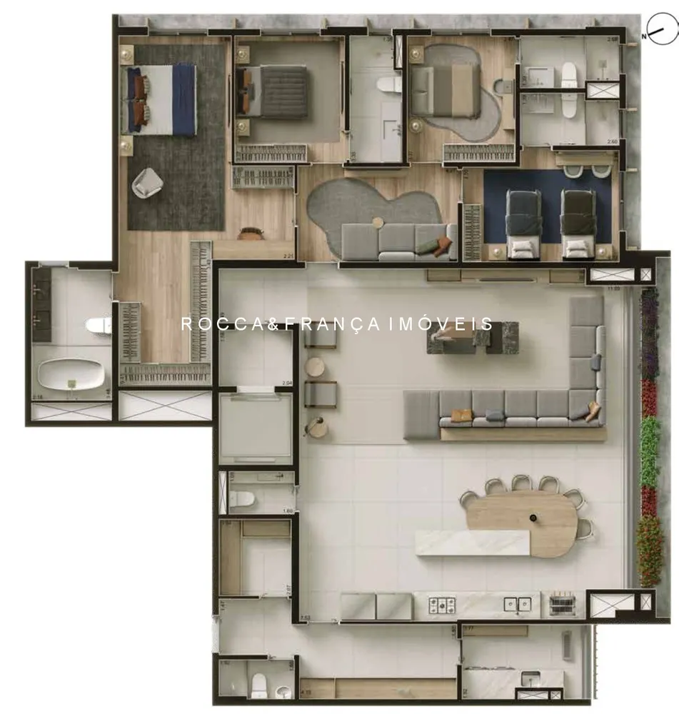 Apartamento, 3 quartos, 237 m² - Foto 37