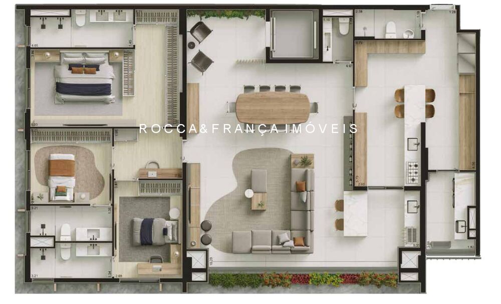 Apartamento, 3 quartos, 237 m² - Foto 3