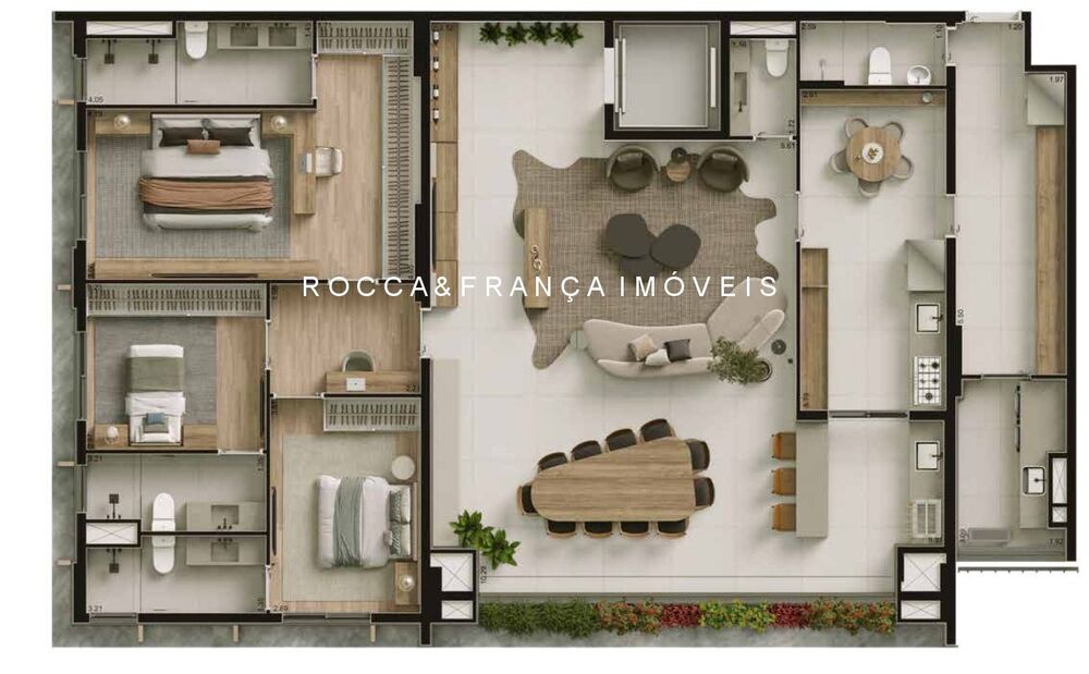 Apartamento, 3 quartos, 237 m² - Foto 2