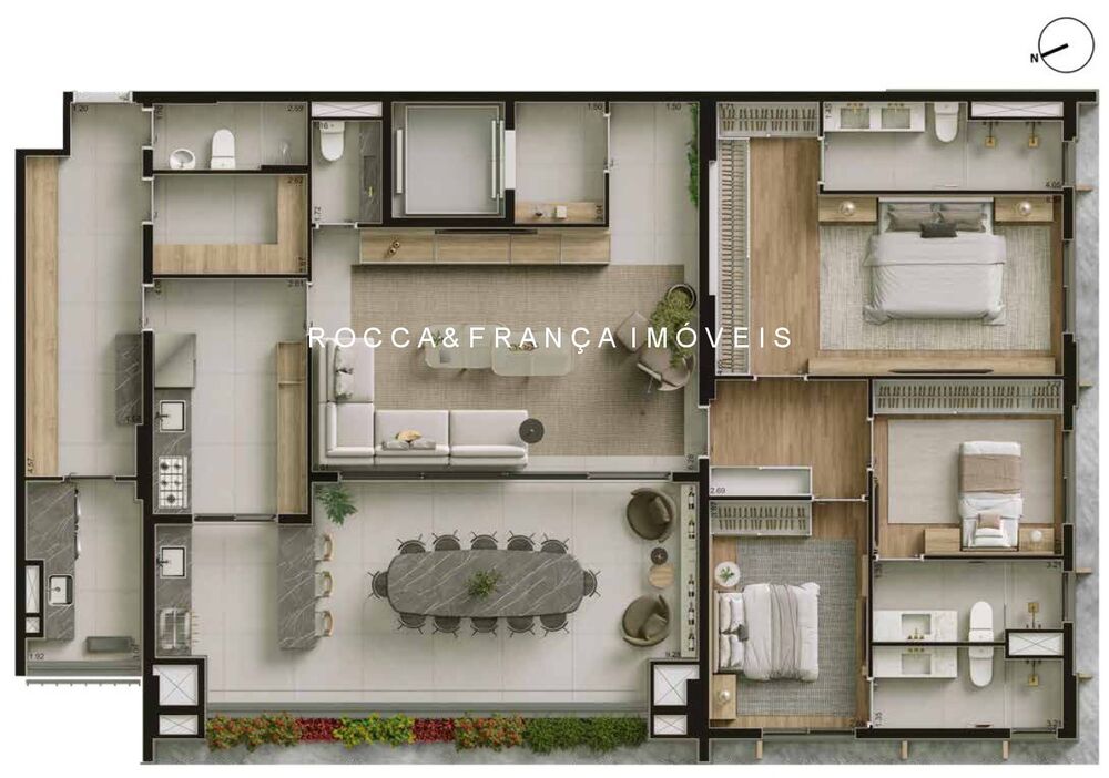 Apartamento, 3 quartos, 237 m² - Foto 8