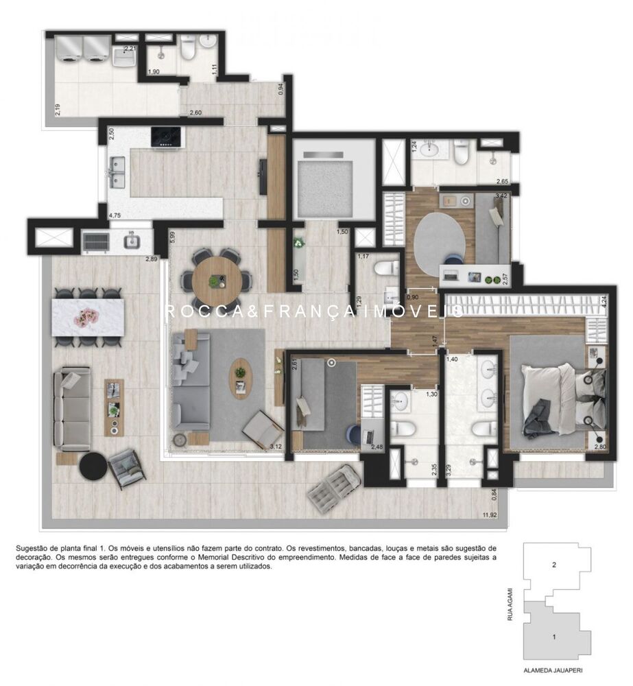 Apartamento à venda com 3 quartos, 153m² - Foto 19