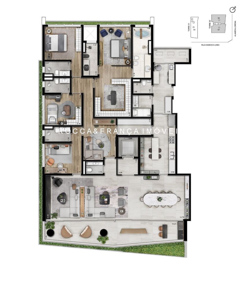 Apartamento, 4 quartos, 517 m² - Foto 20