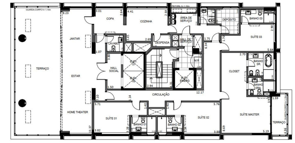 Apartamento, 4 quartos, 358 m² - Foto 8