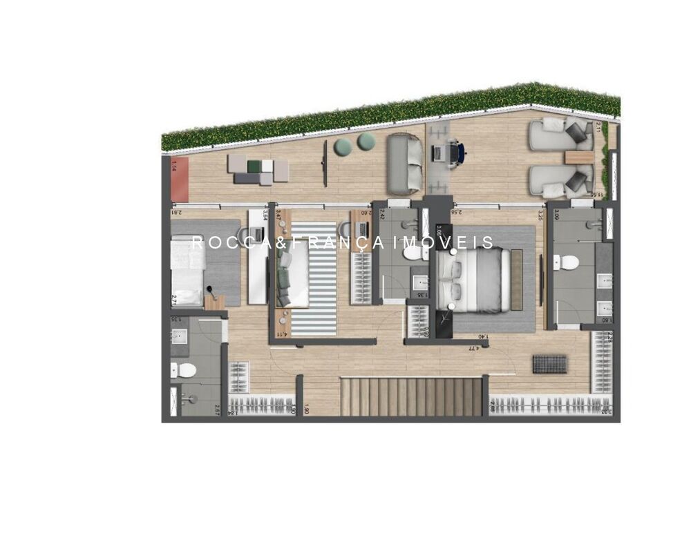 Apartamento, 3 quartos, 196 m² - Foto 14