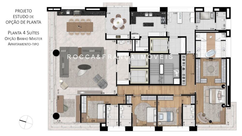 Apartamento, 4 quartos, 335 m² - Foto 6