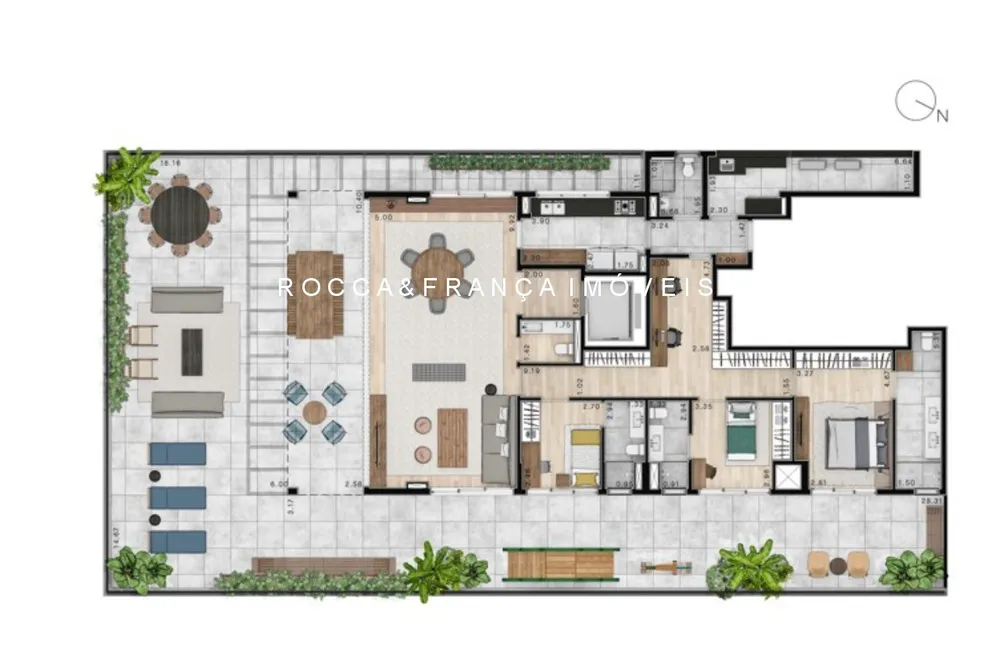 Apartamento, 3 quartos, 197 m² - Foto 47