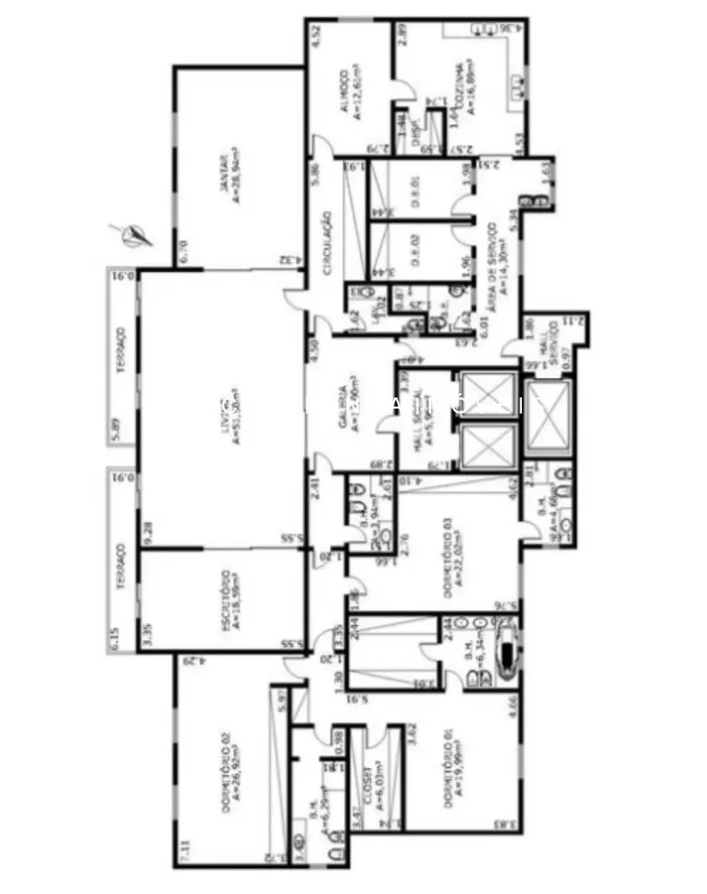 Apartamento, 4 quartos, 410 m² - Foto 44
