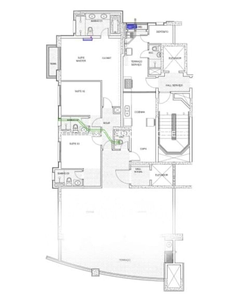 Apartamento, 3 quartos, 185 m² - Foto 1