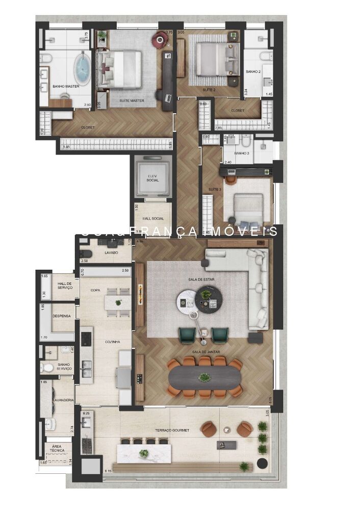 Apartamento, 4 quartos, 378 m² - Foto 14