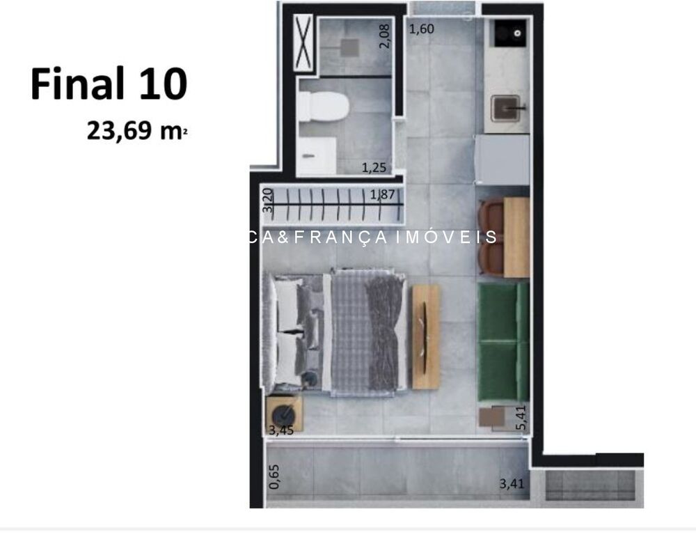 Apartamento, 1 quarto, 23 m² - Foto 17