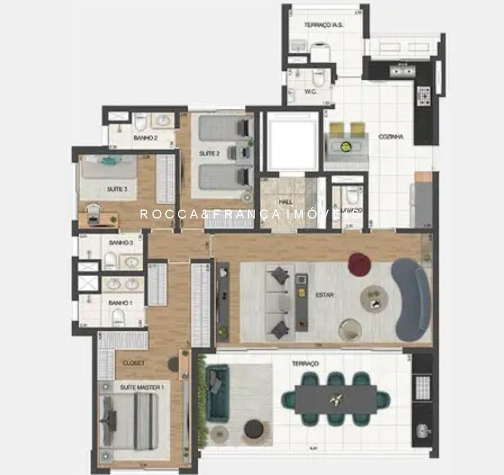 Apartamento, 3 quartos, 163 m² - Foto 4