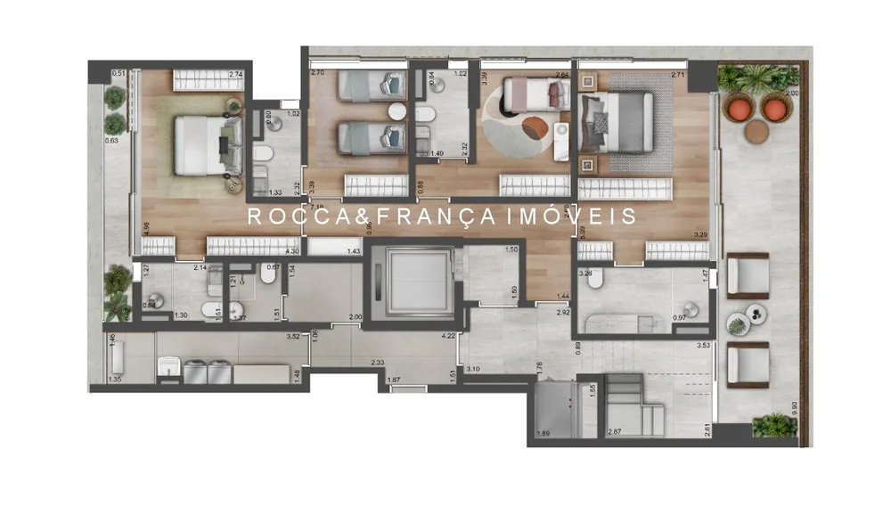 Cobertura, 4 quartos, 321 m² - Foto 11