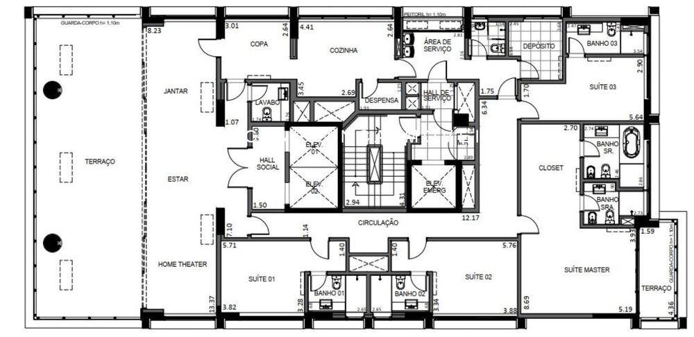 Apartamento, 4 quartos, 358 m² - Foto 22