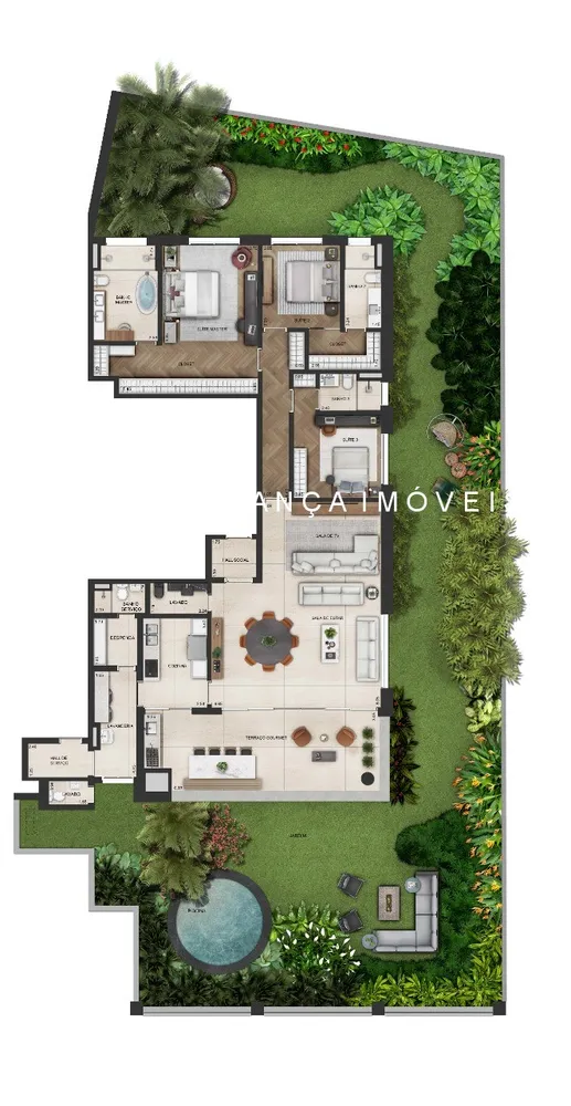 Apartamento, 4 quartos, 322 m² - Foto 35