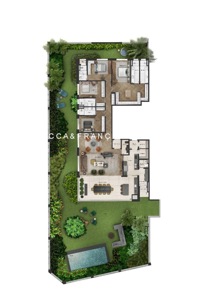 Apartamento, 4 quartos, 322 m² - Foto 1