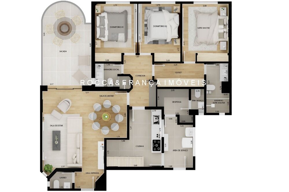 Apartamento, 3 quartos, 117 m² - Foto 10