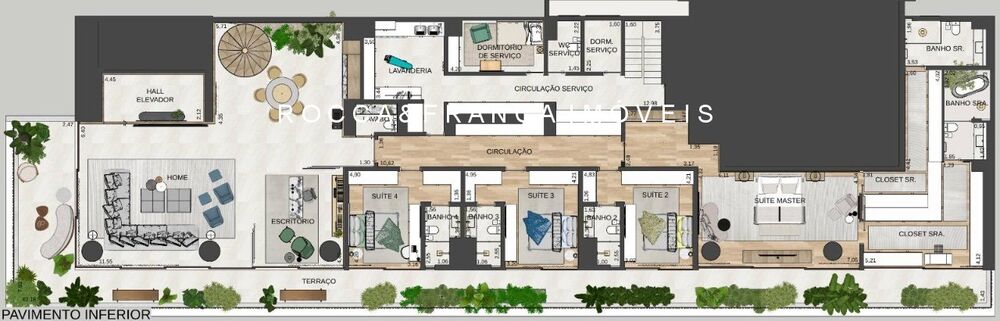 Cobertura, 4 quartos, 940 m² - Foto 3
