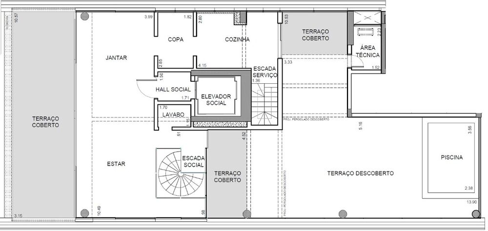 Cobertura, 3 quartos, 456 m² - Foto 2