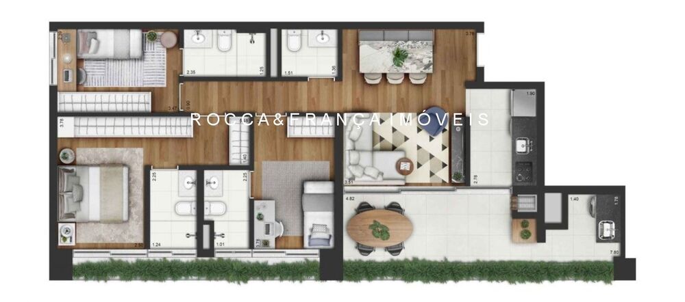 Apartamento, 3 quartos, 105 m² - Foto 11