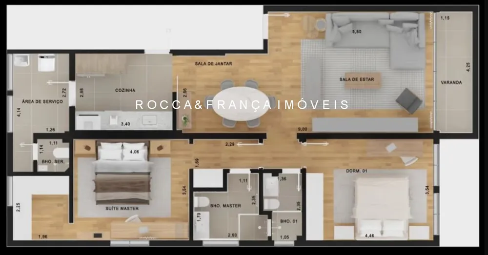 Apartamento, 3 quartos, 163 m² - Foto 13
