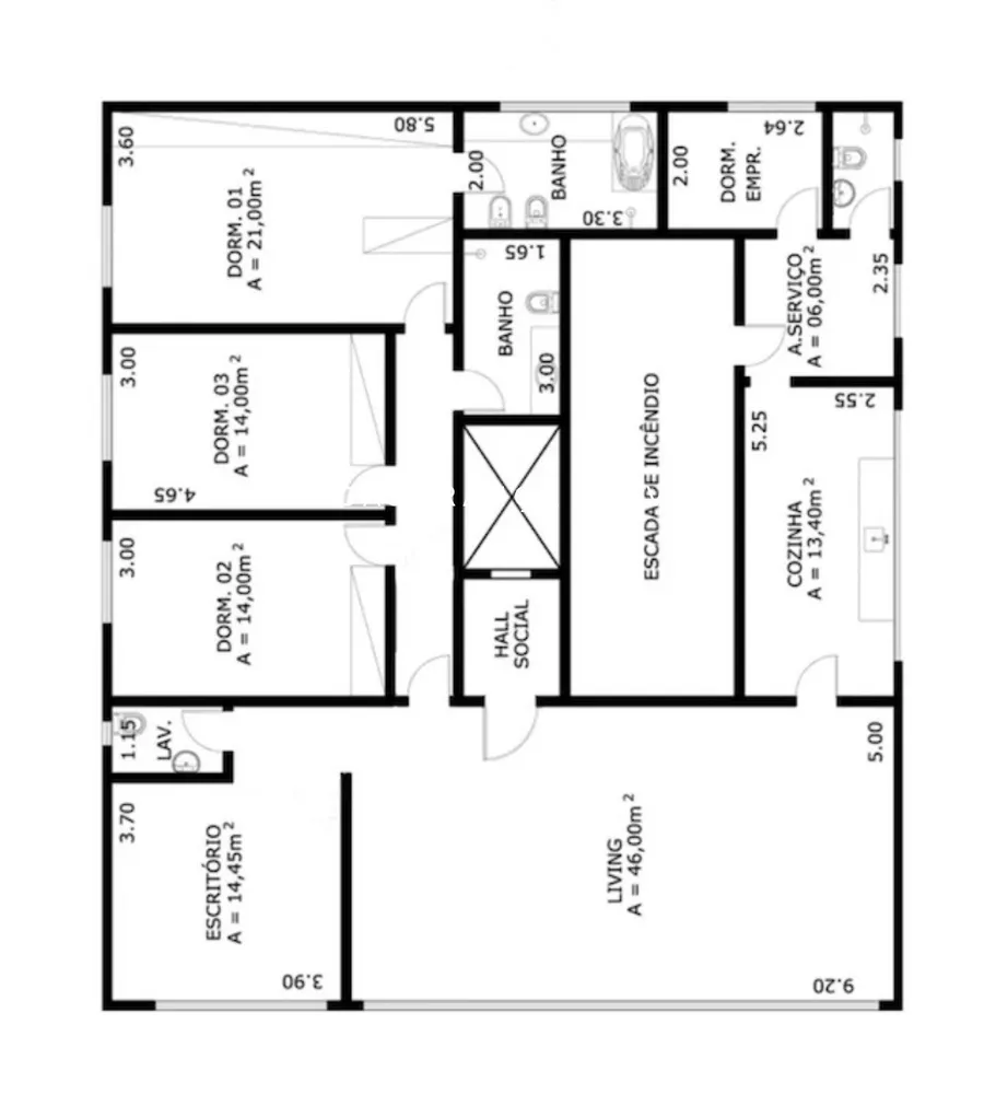 Apartamento, 3 quartos, 189 m² - Foto 12