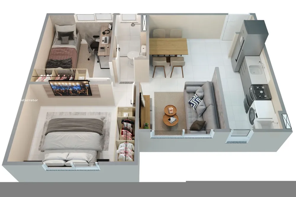 Apartamento, 2 quartos - Foto 10