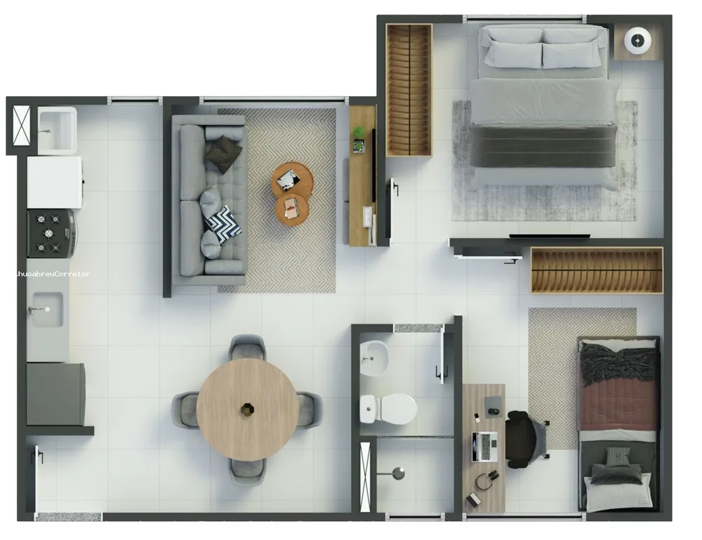 Apartamento, 2 quartos - Foto 6