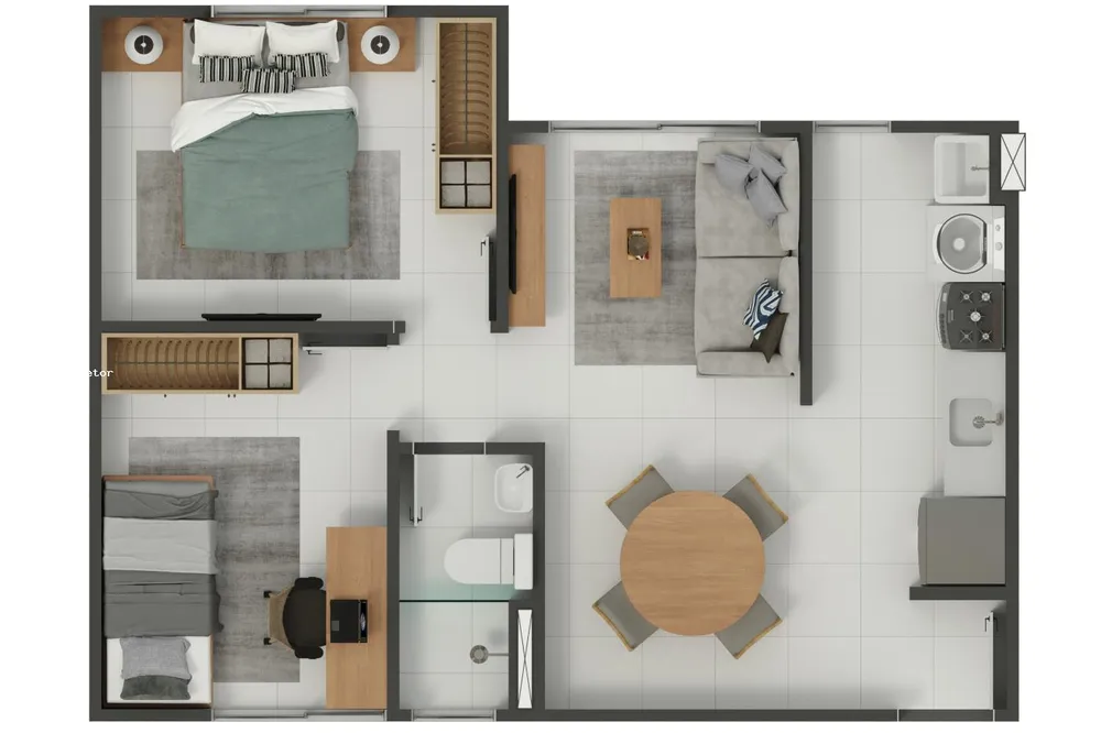 Apartamento, 2 quartos - Foto 15