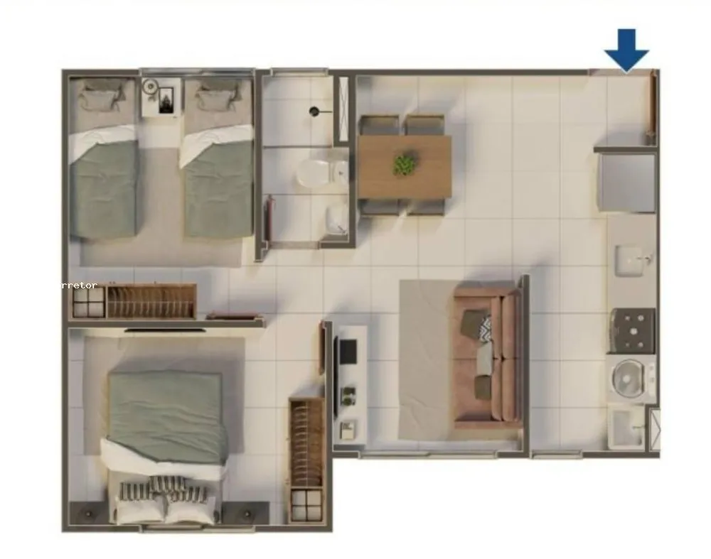 Apartamento, 2 quartos - Foto 16