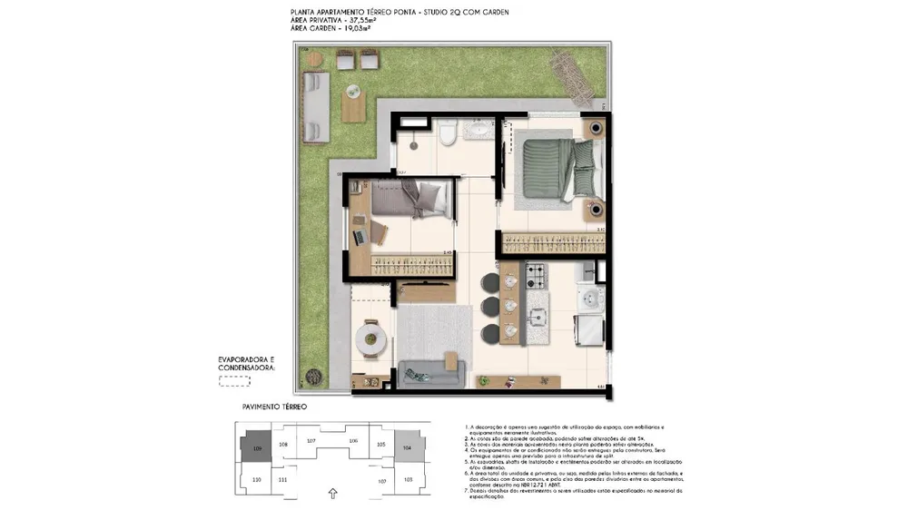 Apartamento, 1 quarto - Foto 6
