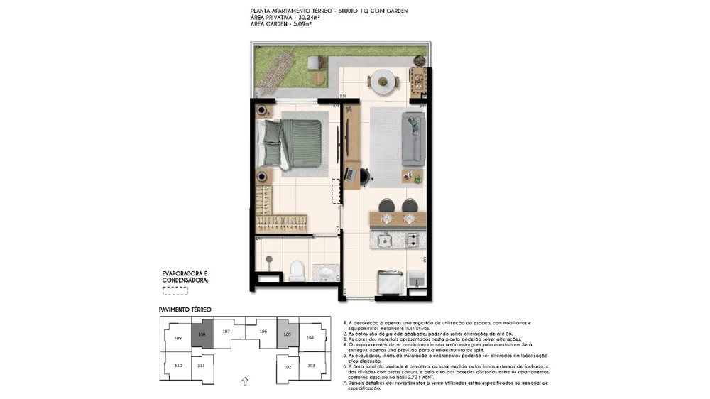 Apartamento, 1 quarto - Foto 10