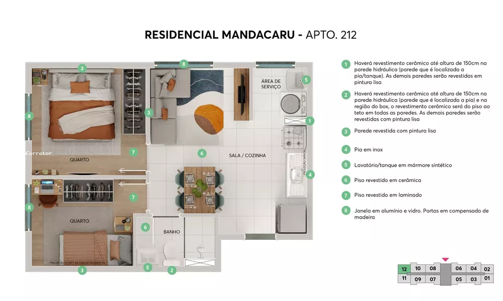Apartamento, 2 quartos - Foto 16
