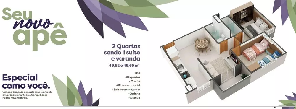 Apartamento, 2 quartos - Foto 7