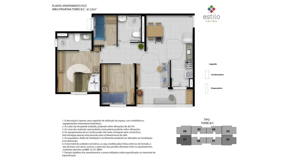 Apartamento, 2 quartos - Foto 3