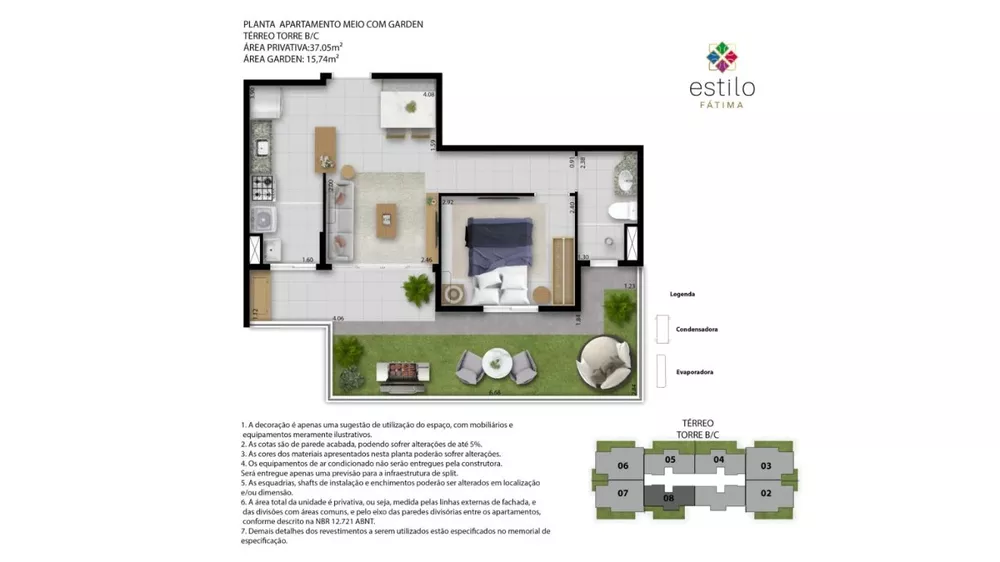 Apartamento, 2 quartos - Foto 2