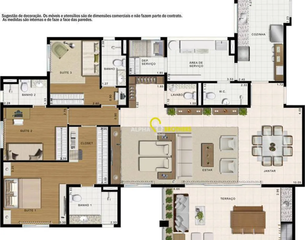 Apartamento, 3 quartos, 132 m² - Foto 13