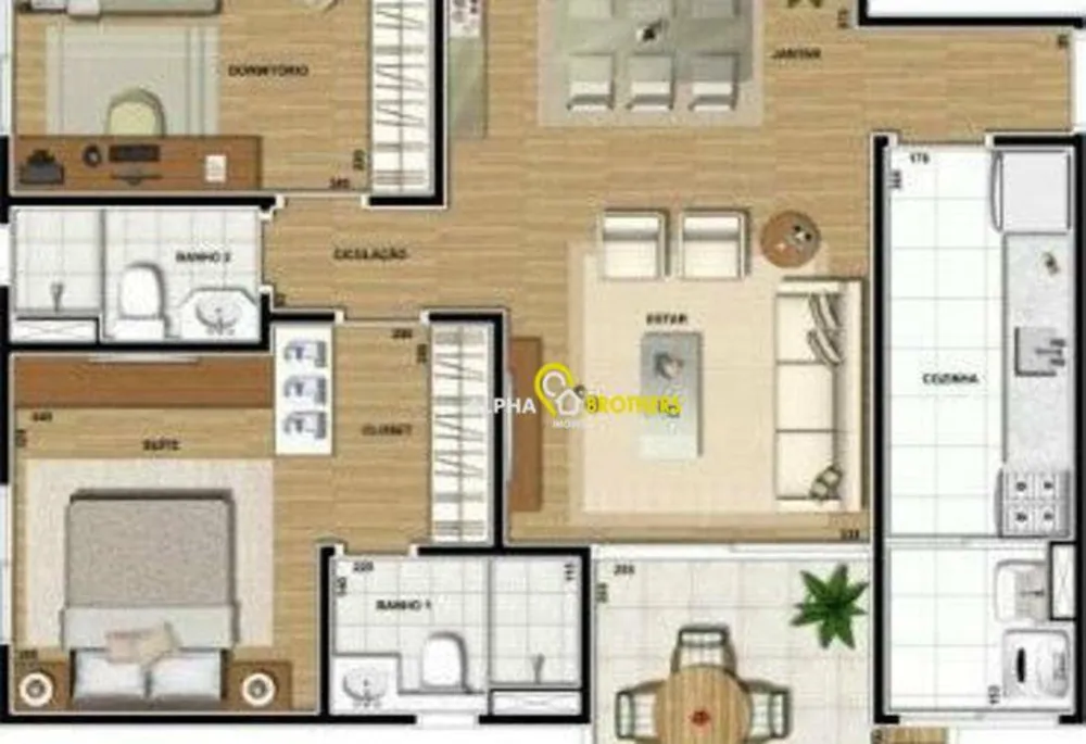 Apartamento, 2 quartos, 64 m² - Foto 12