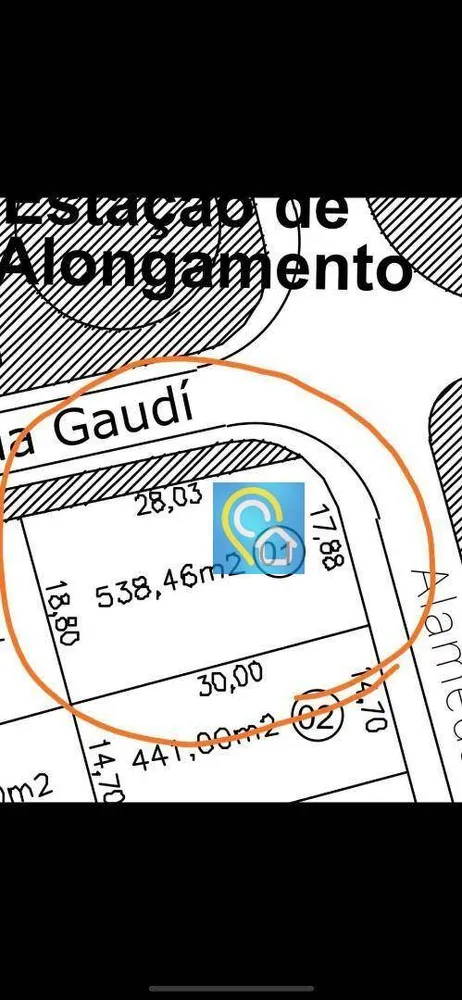 Loteamento e Condomínio, 538 m² - Foto 1