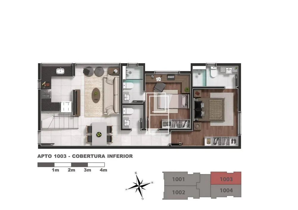 Cobertura, 2 quartos, 122 m² - Foto 9