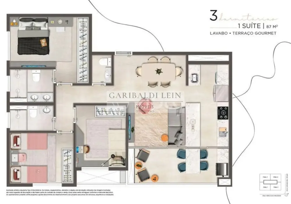 Apartamento, 3 quartos, 87 m² - Foto 10