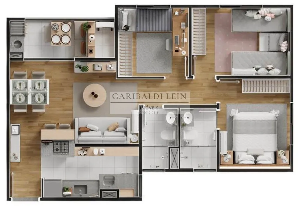 Apartamento, 3 quartos, 64 m² - Foto 6