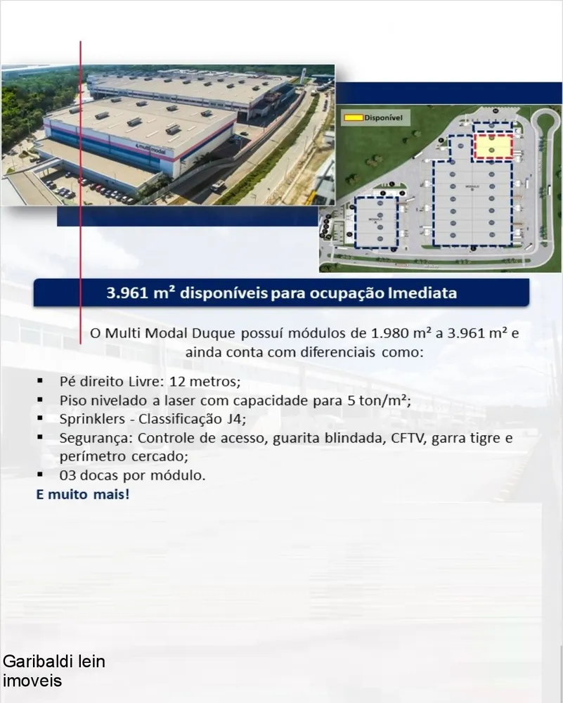 Depósito-Galpão, 1980 m² - Foto 1