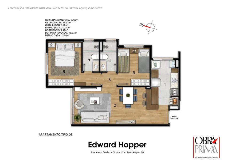 Apartamento, 2 quartos - Foto 7