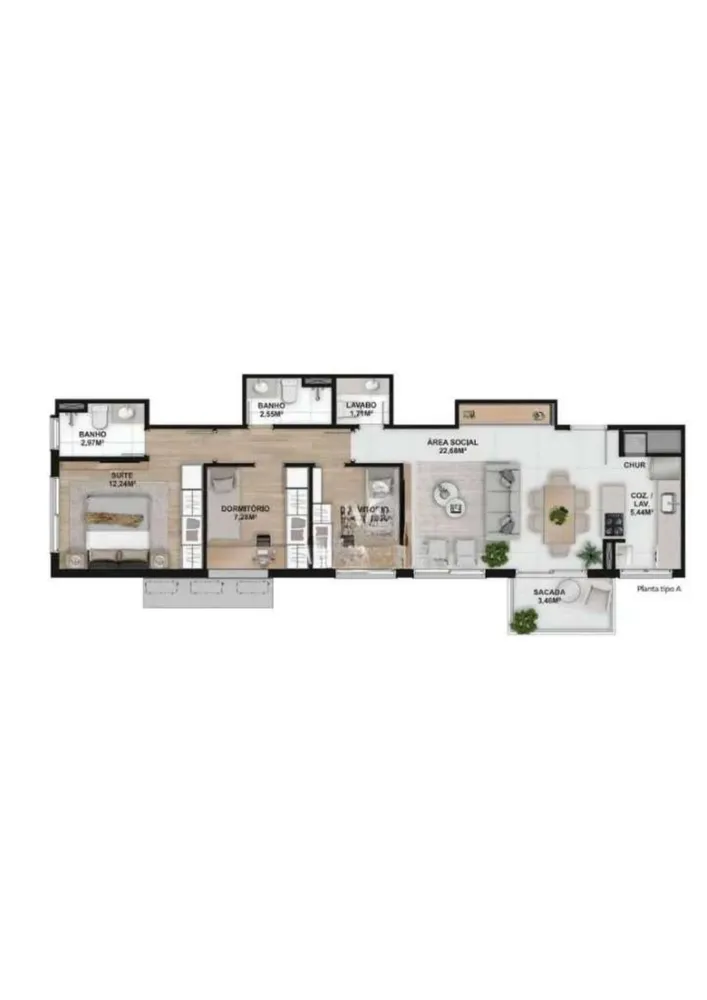 Apartamento, 3 quartos, 78 m² - Foto 5