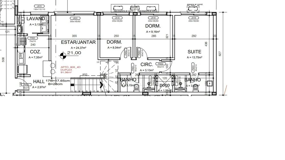 Cobertura, 4 quartos, 200 m² - Foto 1