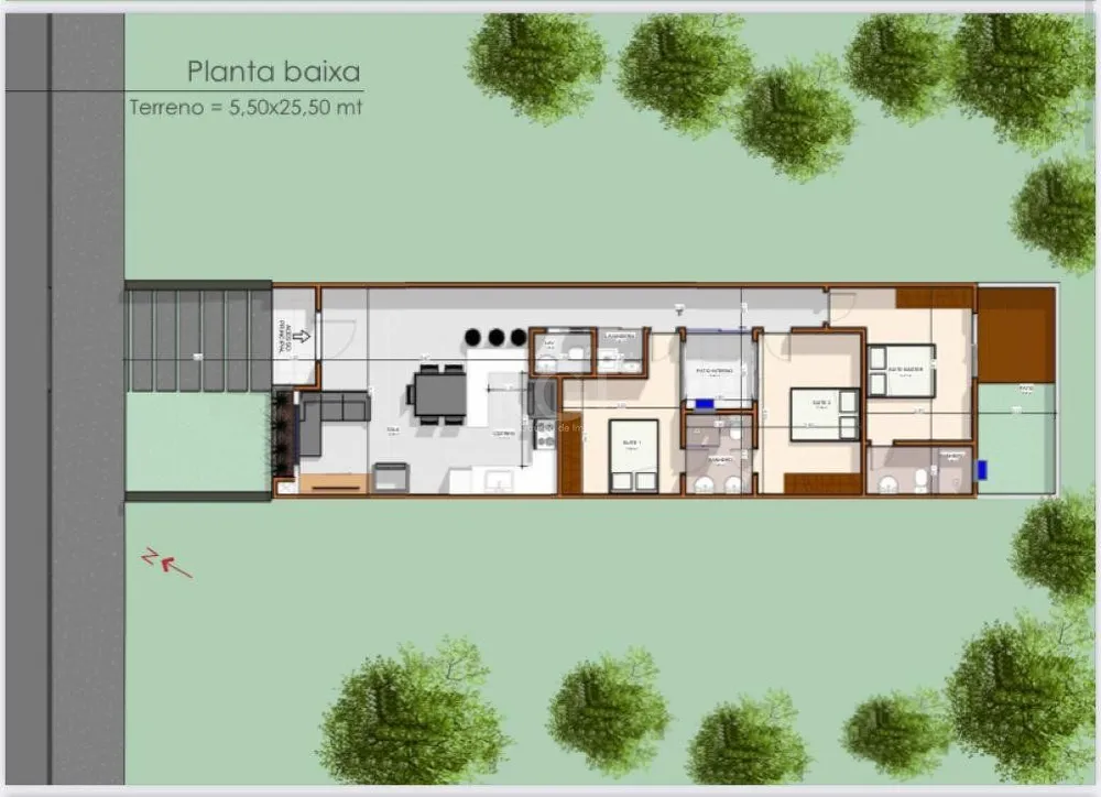 Casa, 3 quartos, 84 m² - Foto 1