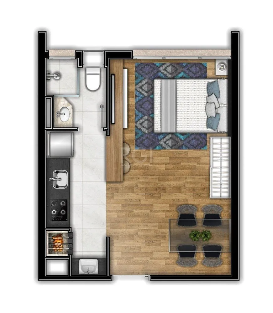 Sala-Conjunto, 25 m² - Foto 3